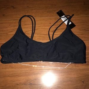 Diamond Chain Detail Crop Bikini